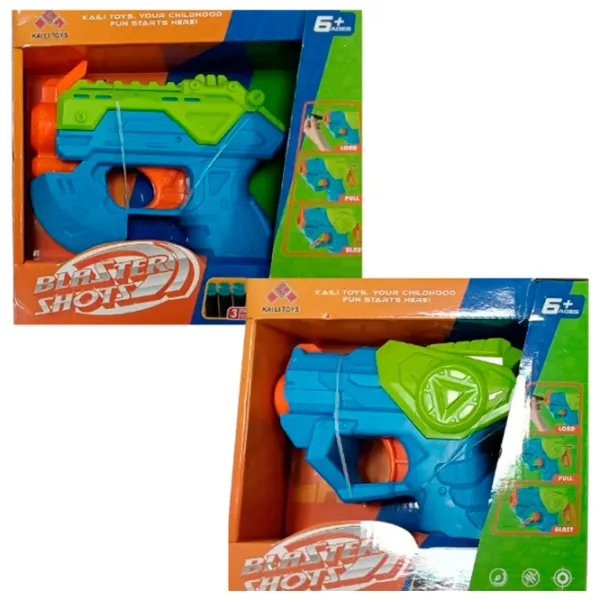 Blaster Essa Toys SB621 6+/ Săgeți/ Blue photo 3
