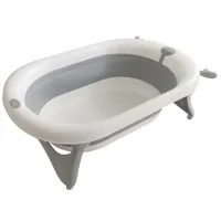 Cădiță pentru bebeluși Kikka Boo Foldy Unisex/ 0 - 36 luni/ Gray