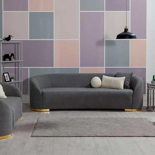 Canapea Moda Life Teddy 2 (880613018) Stofă/ Gray photo 3 Canapea Moda Life Teddy 2 (880613018) Stofă/ Gray photo 3