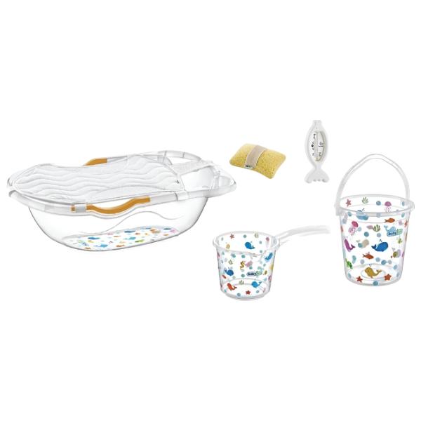Детская ванночка BabyJem 540 Унисекс/ 0 - 36 месяцы/ White photo 1