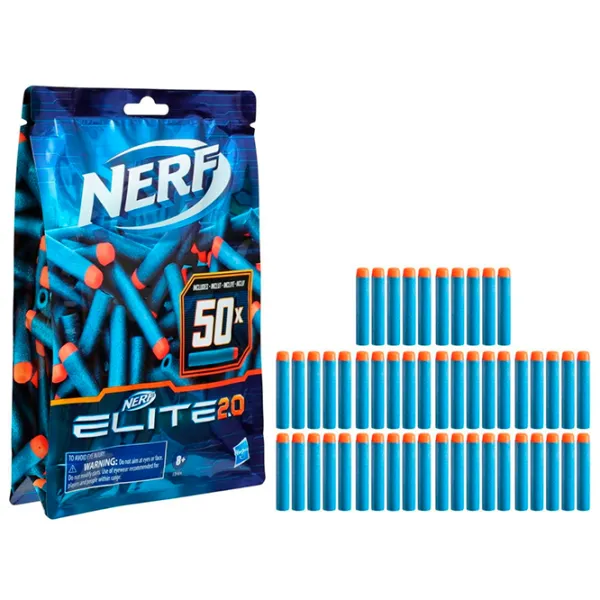 Боеприпасы Hasbro Nerf Elite Refill 8+/ Blue photo 2