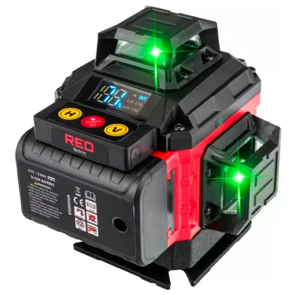 Лазерный нивелир Red Technic RTPLK0036 Аккумулятор photo 2