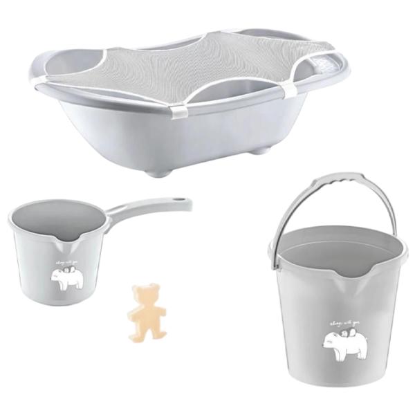 Cădiță pentru bebeluși BabyJem 439 Unisex/ 0 - 36 luni/ Gray photo 1