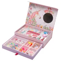 Set de creație Essa Toys Jewelry & Makeup Unicorn IG2925 5+/ Multicolor Pink photo 2