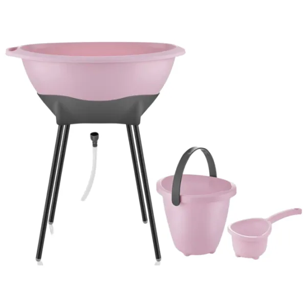 Детская ванночка BabyJem 696 Для девочек/ 0 - 12 месяцы/ Pink photo 1