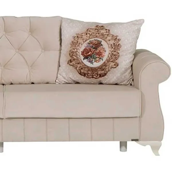 Canapea Moda Life Bianco 2 (880613339) Stofă/ Cream photo 5 Canapea Moda Life Bianco 2 (880613339) Stofă/ Cream photo 5