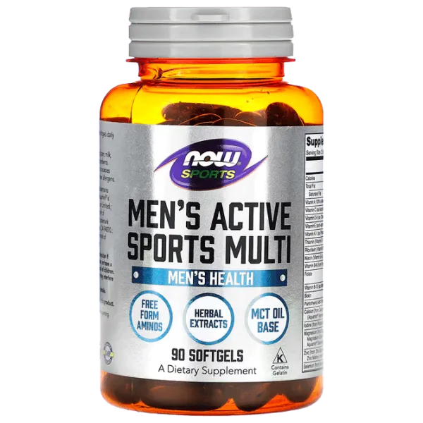 Витамины и минералы Now Foods MEN'S ACTIVE SPORTS MULTI 90 SGELS (733739038906) 90 капсул photo 1 Витамины и минералы Now Foods MEN'S ACTIVE SPORTS MULTI 90 SGELS (733739038906) 90 капсул photo 1