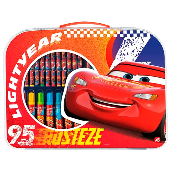 Set de creație As Kids Disney Cars Art Case 1023-66227 3+/ Multicolor Red photo 1 Set de creație As Kids Disney Cars Art Case 1023-66227 3+/ Multicolor Red photo 1