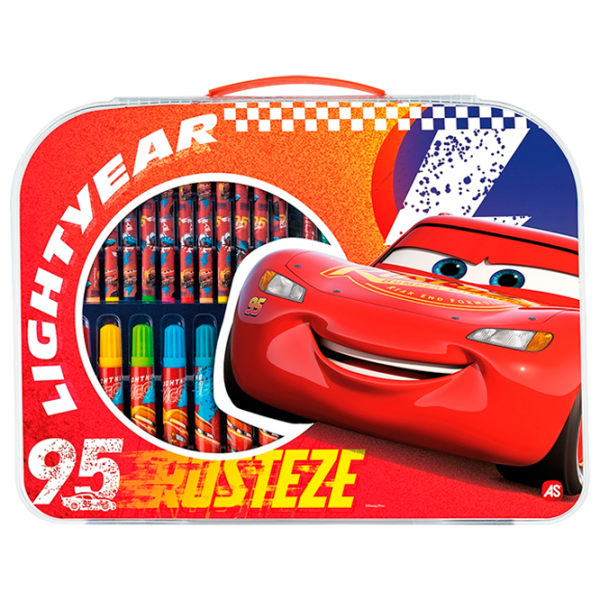 Set de creație As Kids Disney Cars Art Case 1023-66227 3+/ Multicolor Red photo 1 Set de creație As Kids Disney Cars Art Case 1023-66227 3+/ Multicolor Red photo 1