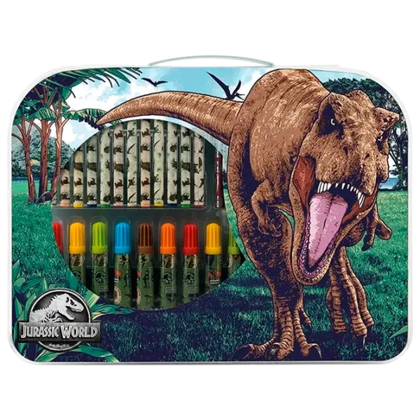 Set de creație As Kids Jurassic World Art Case 1023-66229 3+/ Multicolor Green photo 1 Set de creație As Kids Jurassic World Art Case 1023-66229 3+/ Multicolor Green photo 1