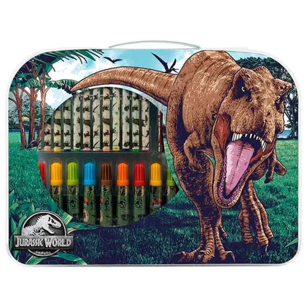 Set de creație As Kids Jurassic World Art Case 1023-66229 3+/ Multicolor Green photo 1 Set de creație As Kids Jurassic World Art Case 1023-66229 3+/ Multicolor Green photo 1