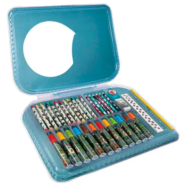Set de creație As Kids Jurassic World Art Case 1023-66229 3+/ Multicolor Green photo 2 Set de creație As Kids Jurassic World Art Case 1023-66229 3+/ Multicolor Green photo 2