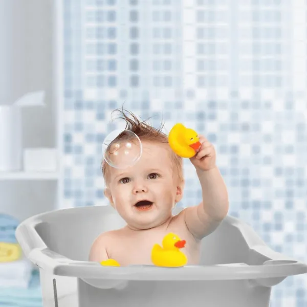 Детская ванночка BabyJem 241 Унисекс/ 0 - 36 месяцы/ Серый photo 4