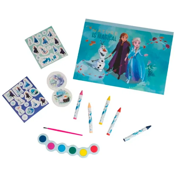 Set de creație As Kids Frozen Set pentru desen 1023-68001 3+/ Multicolor Blue photo 2