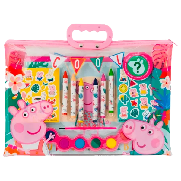Set de creație As Kids Peppa Pig Set pentru desen 1023-68002 3+/ Multicolor Pink photo 1