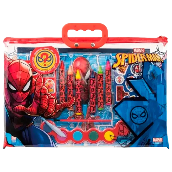 Set de creație As Kids Spider-Man Set pentru desen 1023-68003 3+/ Multicolor Multicolor photo 1