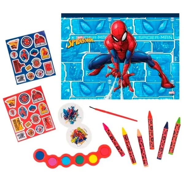 Set de creație As Kids Spider-Man Set pentru desen 1023-68003 3+/ Multicolor Multicolor photo 2