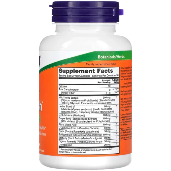 Витамины и минералы Now Foods LIVER REFRESH 90 VCAPS (733739024480) 90 капсул photo 3