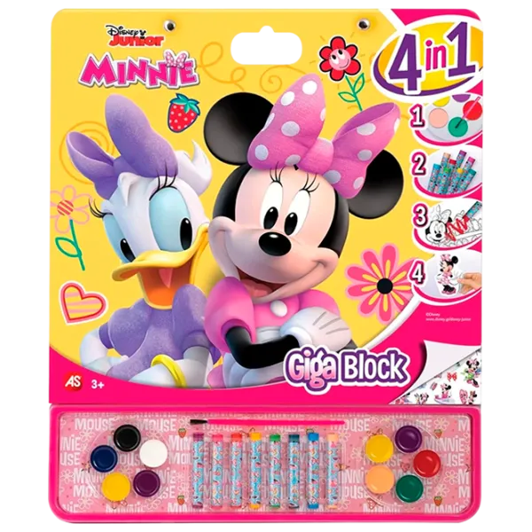 Set de creație As Kids Giga Block Minnie 1023-62733 3+/ Multicolor Pink photo 1 Set de creație As Kids Giga Block Minnie 1023-62733 3+/ Multicolor Pink photo 1