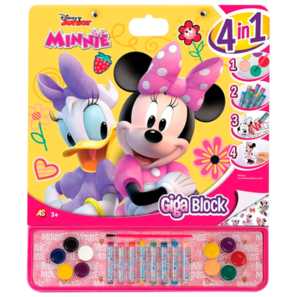 Set de creație As Kids Giga Block Minnie 1023-62733 3+/ Multicolor Pink photo 1 Set de creație As Kids Giga Block Minnie 1023-62733 3+/ Multicolor Pink photo 1