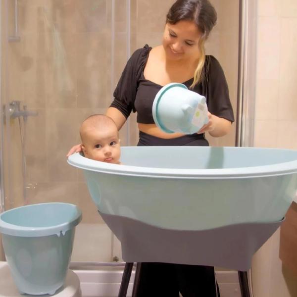 Детская ванночка BabyJem 696 Унисекс/ 0 - 12 месяцы/ Бирюзовый photo 6
