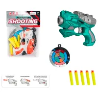 Pistol de jucărie Essa Toys EVA XD688-37 6+/ Săgeți/ Blue photo 2