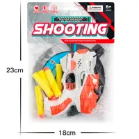 Pistol de jucărie Essa Toys EVA XD688-37 6+/ Săgeți/ Blue photo 5