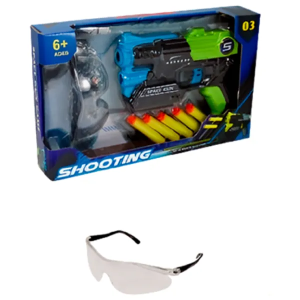 Pistol de jucărie Essa Toys EVA XD688-13 6+/ Săgeți/ Black photo 3
