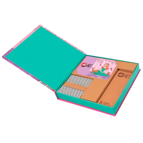 Set de creație As Kids Art Princesses 1038-21054 4+/ Multicolor Pink photo 2