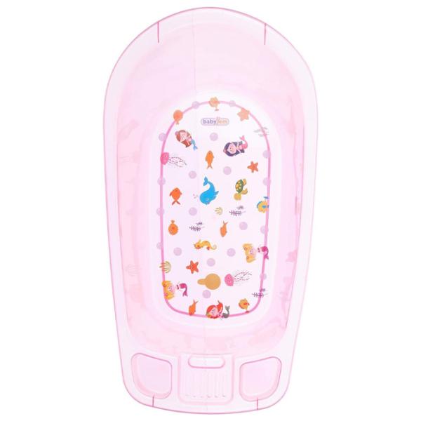 Детская ванночка BabyJem 001 Для девочек/ 0 - 12 месяцы/ Pink photo 3 Детская ванночка BabyJem 001 Для девочек/ 0 - 12 месяцы/ Pink photo 3