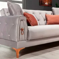 Canapea Moda Life Anfora 2 (880612812) Stofă/ Gray photo 4
