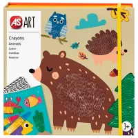 Креативный набор As Kids Art Animals 1038-21051 3+/ Разноцветный Pink