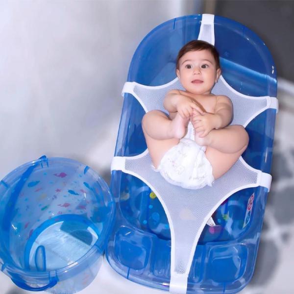 Детская ванночка BabyJem 001 Для мальчиков/ 0 - 12 месяцы/ Blue photo 2