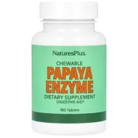 Витамины и минералы Now Foods PAPAYA ENZYME CHEWABLE (733739029706) 180 капсулы