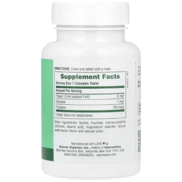 Витамины и минералы Now Foods PAPAYA ENZYME CHEWABLE (733739029706) 180 капсулы photo 2 Витамины и минералы Now Foods PAPAYA ENZYME CHEWABLE (733739029706) 180 капсулы photo 2