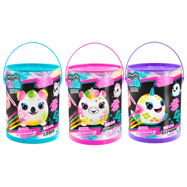 Креативный набор Canal Toys Airbrush Plush Neon Squish Pals Paint Can AIR022CL 6+/ Разноцветный Разноцветный photo 1 Креативный набор Canal Toys Airbrush Plush Neon Squish Pals Paint Can AIR022CL 6+/ Разноцветный Разноцветный photo 1