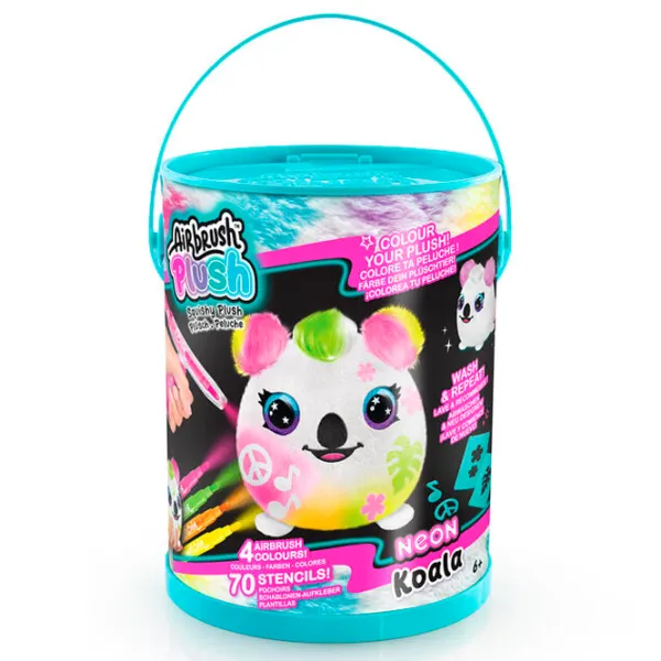 Креативный набор Canal Toys Airbrush Plush Neon Squish Pals Paint Can AIR022CL 6+/ Разноцветный Разноцветный photo 3 Креативный набор Canal Toys Airbrush Plush Neon Squish Pals Paint Can AIR022CL 6+/ Разноцветный Разноцветный photo 3