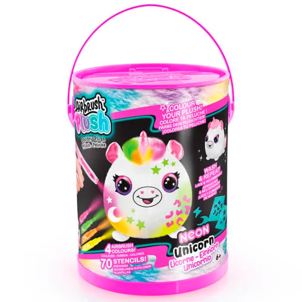Креативный набор Canal Toys Airbrush Plush Neon Squish Pals Paint Can AIR022CL 6+/ Разноцветный Разноцветный photo 4 Креативный набор Canal Toys Airbrush Plush Neon Squish Pals Paint Can AIR022CL 6+/ Разноцветный Разноцветный photo 4