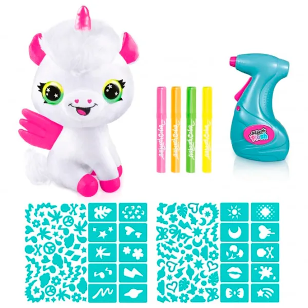 Креативный набор Canal Toys Airbrush Plush Neon Unicorn AIR024CL 6+/ Разноцветный White photo 6