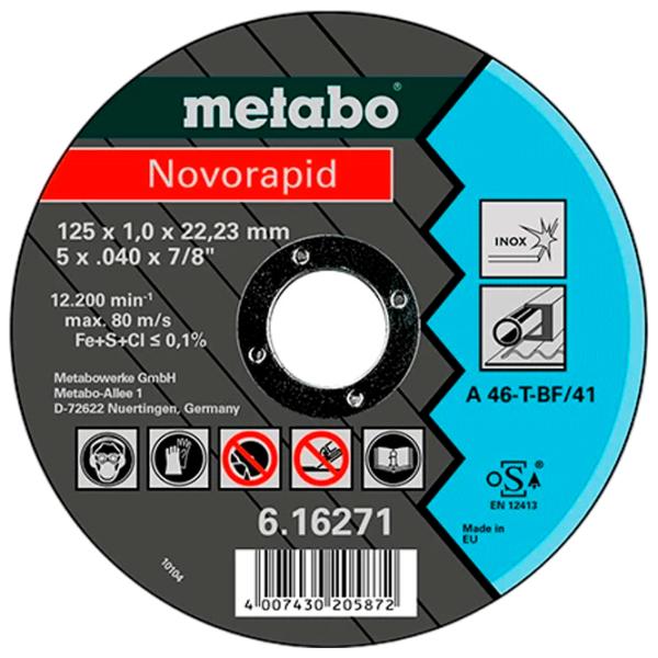 Круг отрезной Metabo Novorapid  photo 1