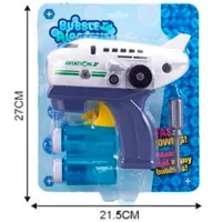 Машинка для пускания мыльных пузырей Essa Toys Самолет P81258A 3+/ Вода/ White photo 3