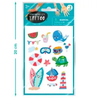 Set de creație DoDo Temporary Set Tattoo 301100 3+/ Multicolor Multicolor photo 3