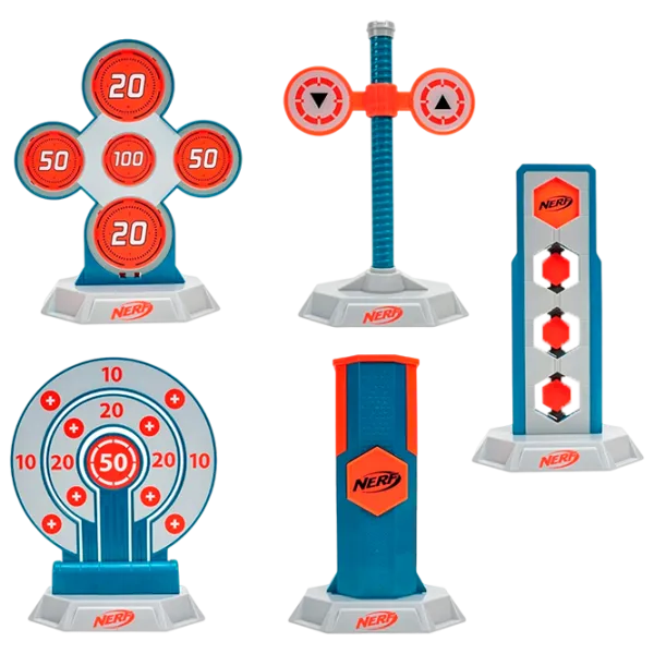Мишень Nerf Target Range Challenge 5in1 NER0327 8+/ Blue photo 1
