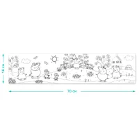 Set de creație DoDo Peppa Pig La plimbare cu familia 200183 3+/ Multicolor Multicolor photo 2