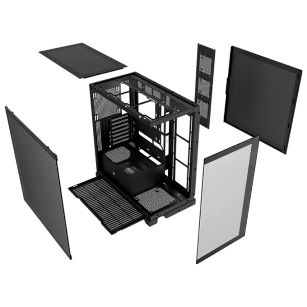 Carcasă 1STPLAYER Mi8 Mid Tower / Black photo 9