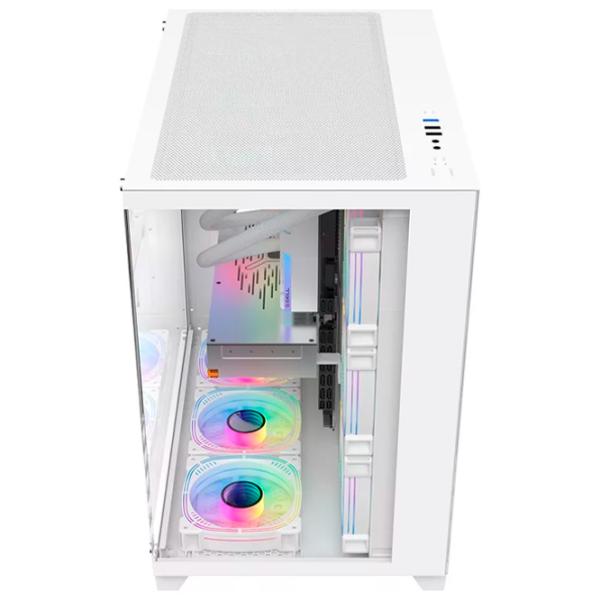 Carcasă 1STPLAYER MV8-TP Mid Tower / White photo 2