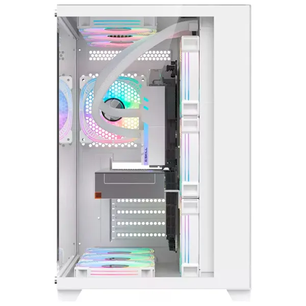 Carcasă 1STPLAYER MV8-TP Mid Tower / White photo 3