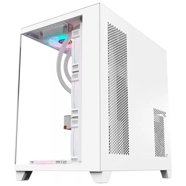Carcasă 1STPLAYER MV8-TP Mid Tower / White photo 4