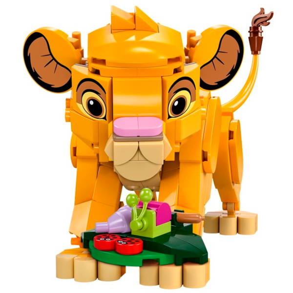 Constructor LEGO Simba the Lion King Cub Personaj de film/ Orange photo 5