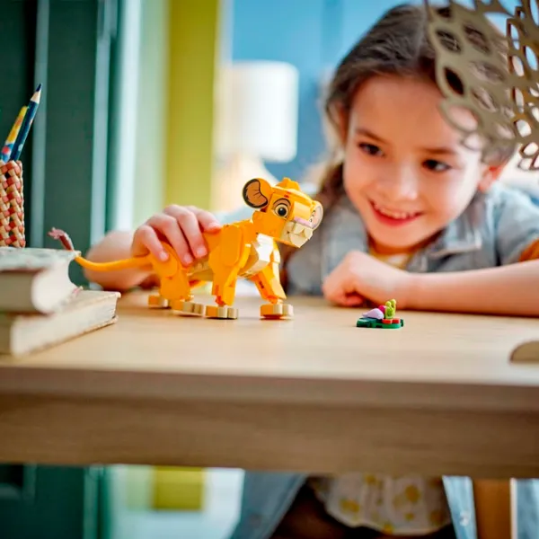 Constructor LEGO Simba the Lion King Cub Personaj de film/ Orange photo 6
